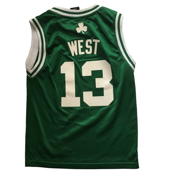 Adidas NBA Celtics Jersey Delonte West 13 Screen Print on Mesh - Picture 1 of 10